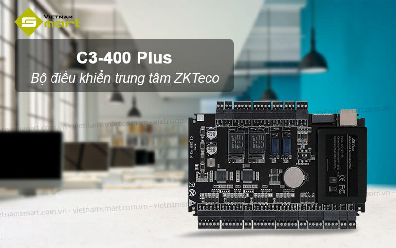 Bộ điều khiển trung tâm ZKTeco C3-400 Plus 2