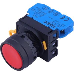 Nút nhấn nhả không đèn 1NO 22mm (Đỏ) IDEC YW1B-M1E10R - ảnh 1