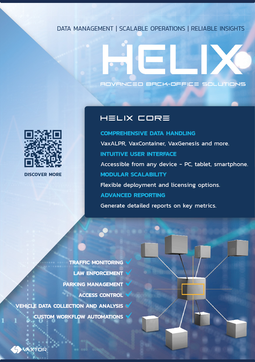 Vaxtor Helix — Phần mềm Back Office quản lý ALPR tập trung - ảnh 1