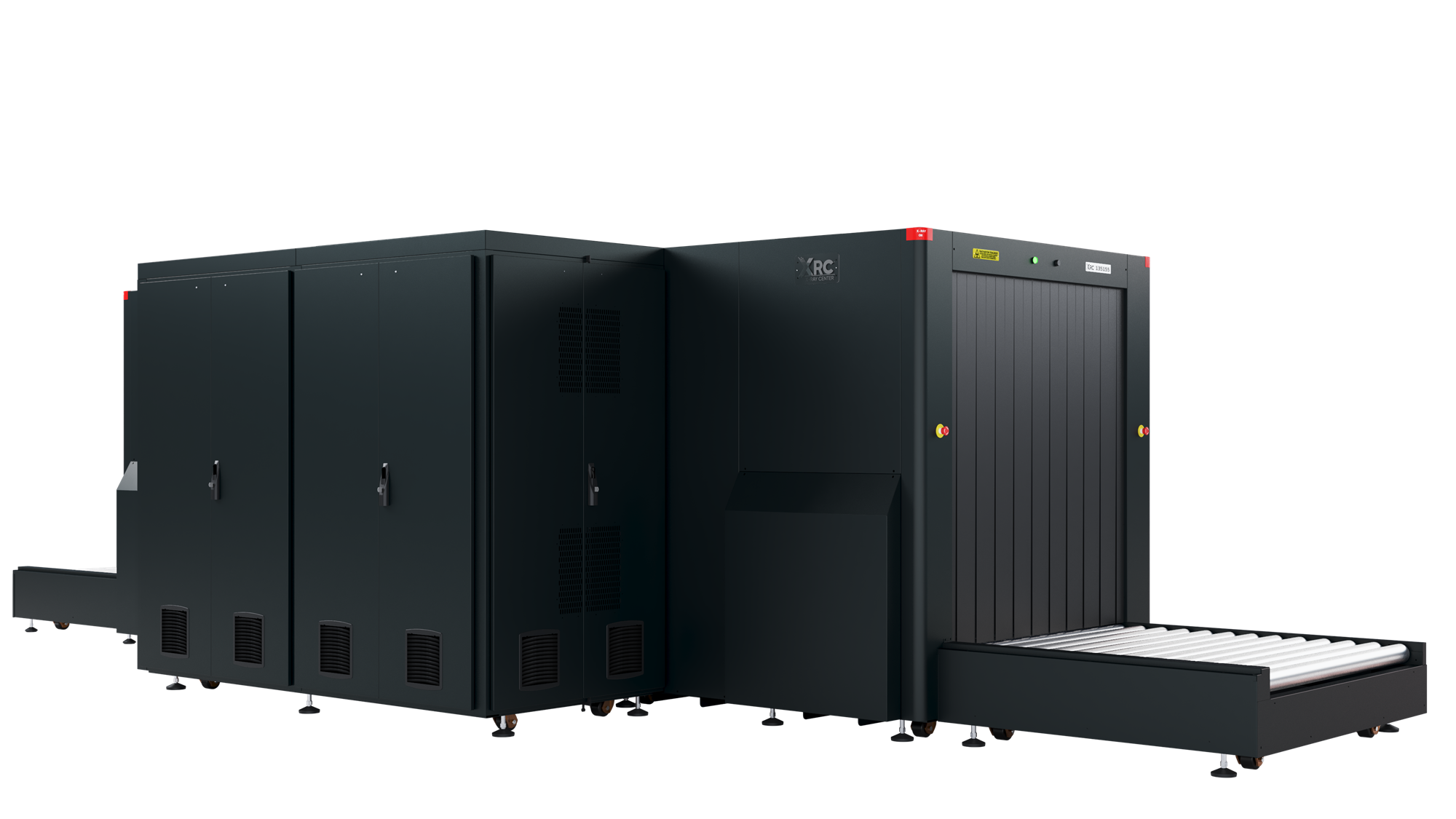 XRC 135-155 X-ray 검사기 (320KV) — 스캔 챔버 1360 x 1550 mm, 7500 kg