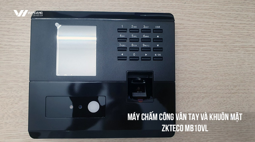 Máy chấm công vân tay và khuôn mặt ZKTECO MB10VL