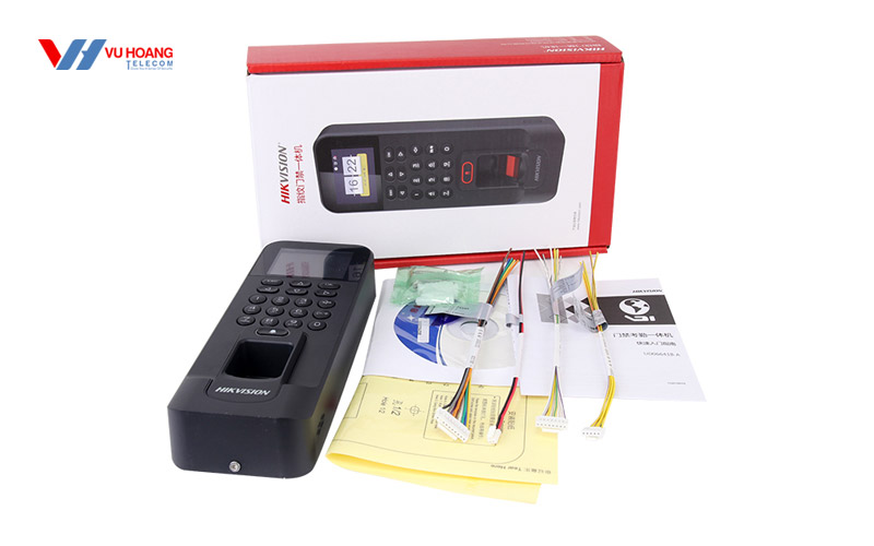 Máy chấm công vân tay màn hình LCD 2.4 inch Hikvision DS-K1T804BMF 3
