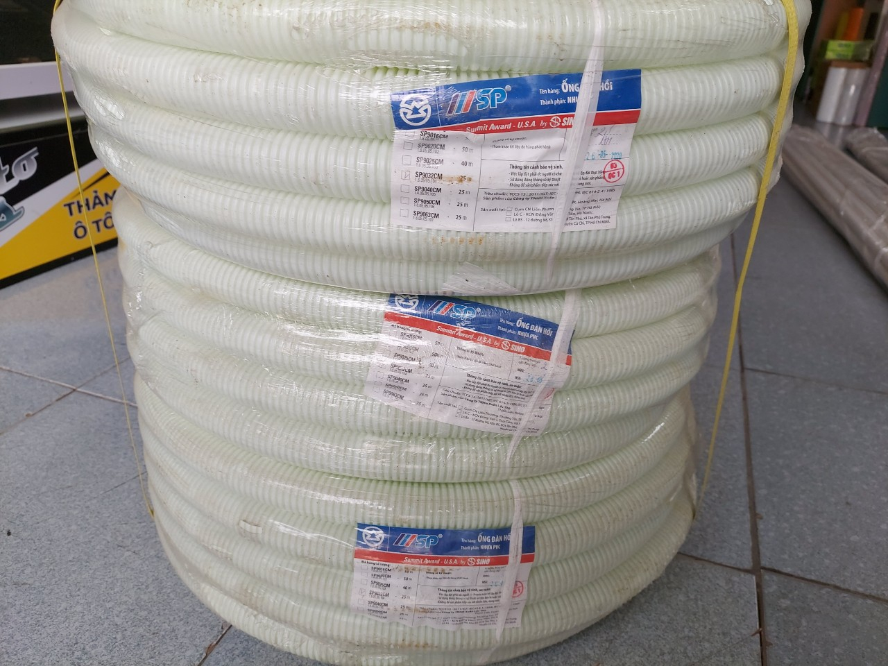 Ống mềm đàn hồi ruột gà PVC D32 SINO SP9032CM - ảnh 1