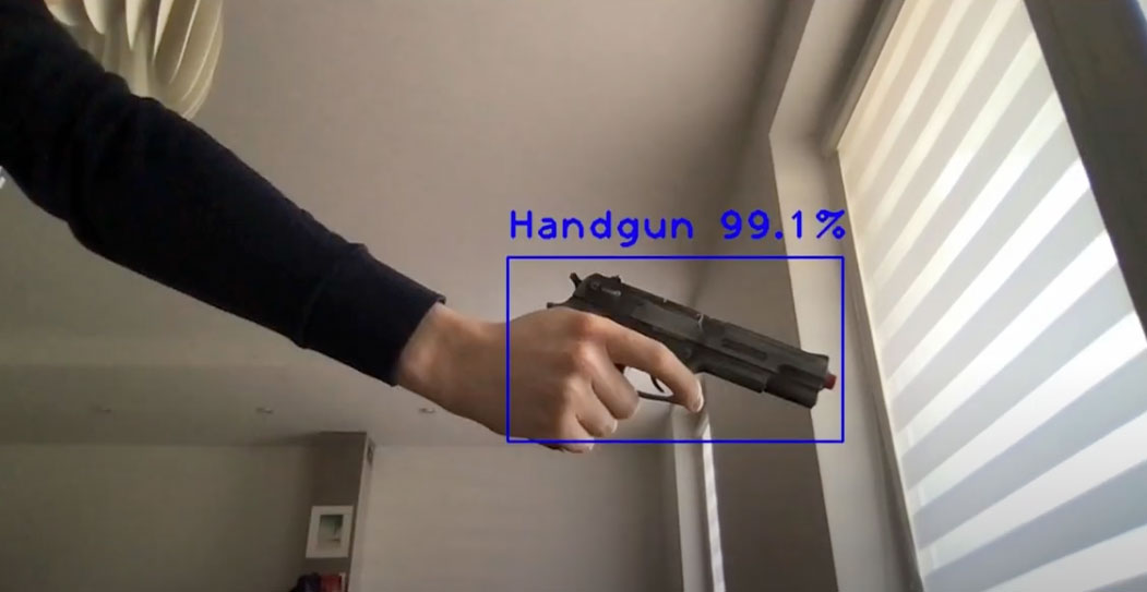 Actuate AI Gun Detection — Phần mềm nhận diện súng bằng AI