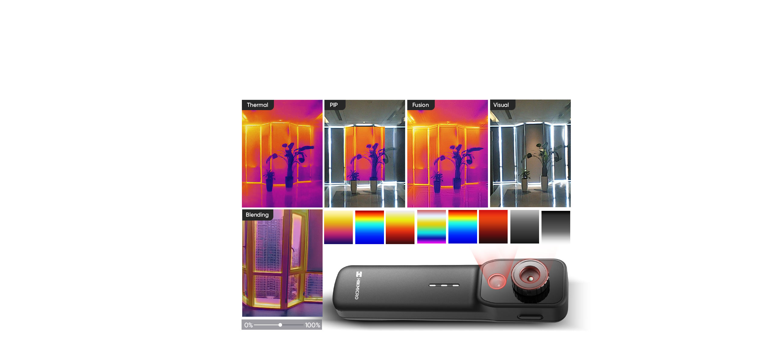 HIKMICRO MiniX Camera Nhiệt Hai Ống Kính Không Dây 3
