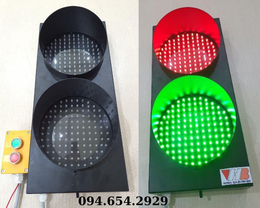 Đèn THGT LED cho người đi bộ 2xD200 3
