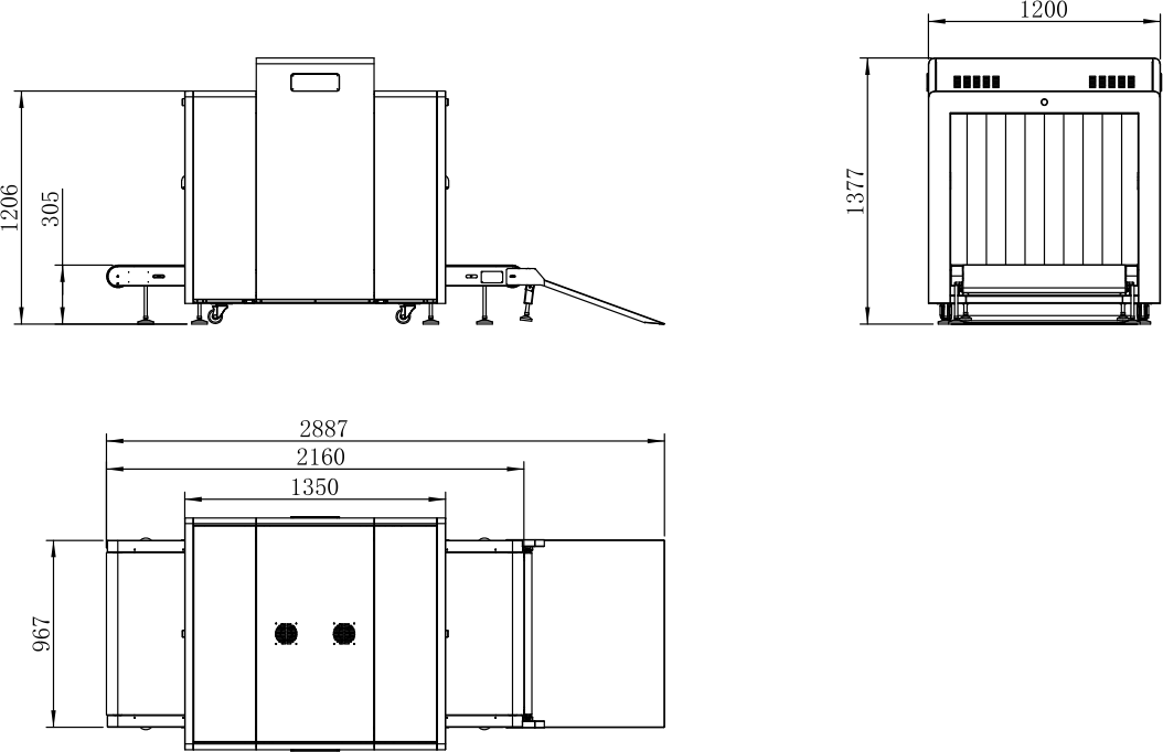 Máy soi X-ray hành lý MatriXcope MTC-XR108 2