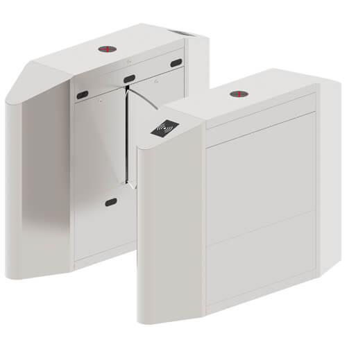 Cổng an ninh phân làn đơn Flap Barrier ZKTeco FBL4000 Pro 4
