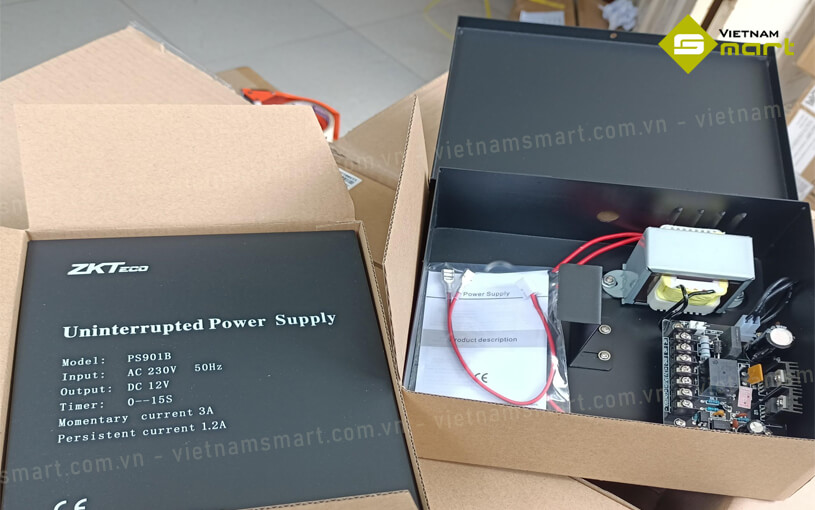 Bộ lưu điện ZKTeco PS902B cho kiểm soát ra vào 2
