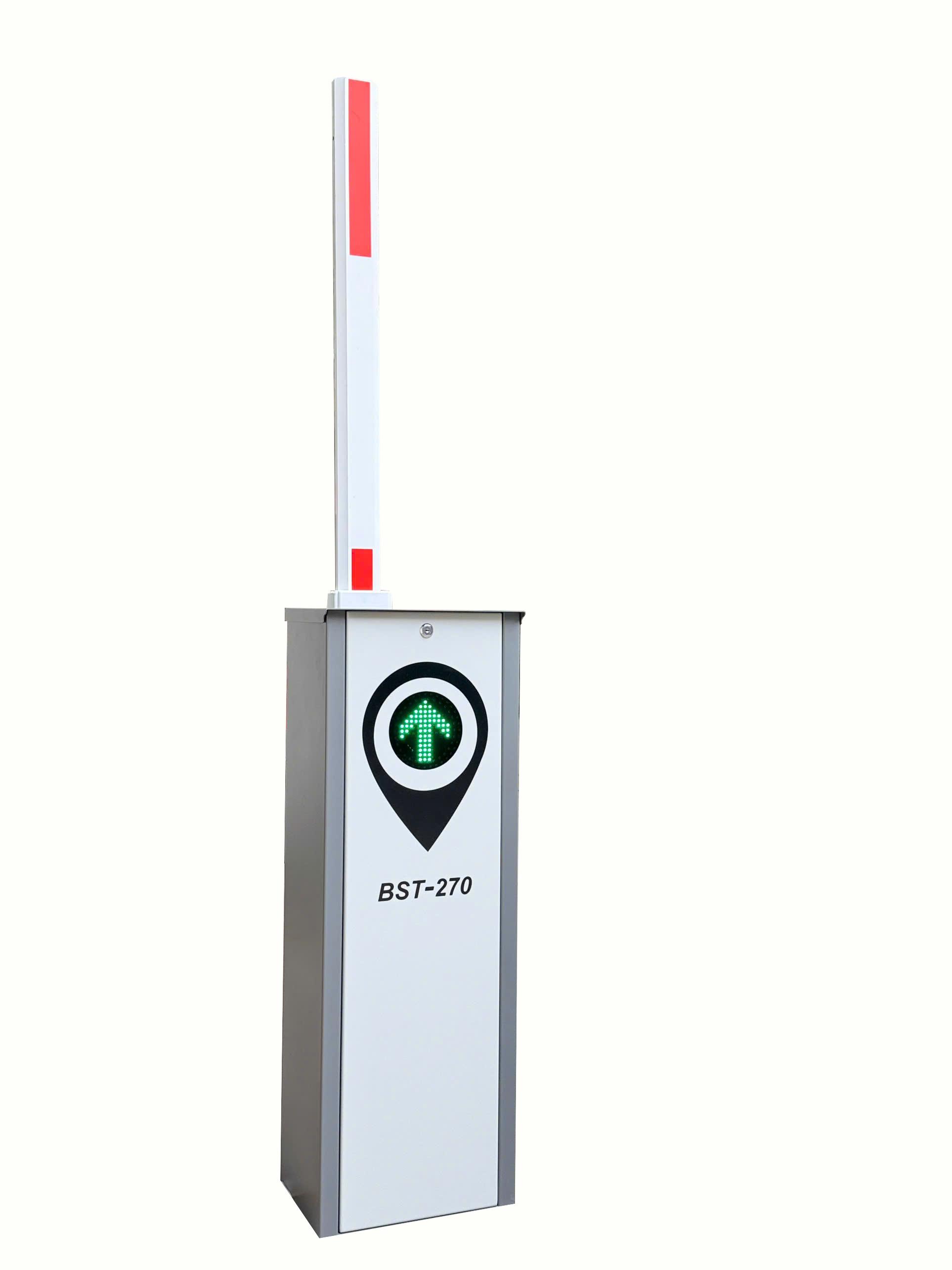 BST-270 Automatic Barrier Gate with LED Post Body, Customizable 1-6s Speed