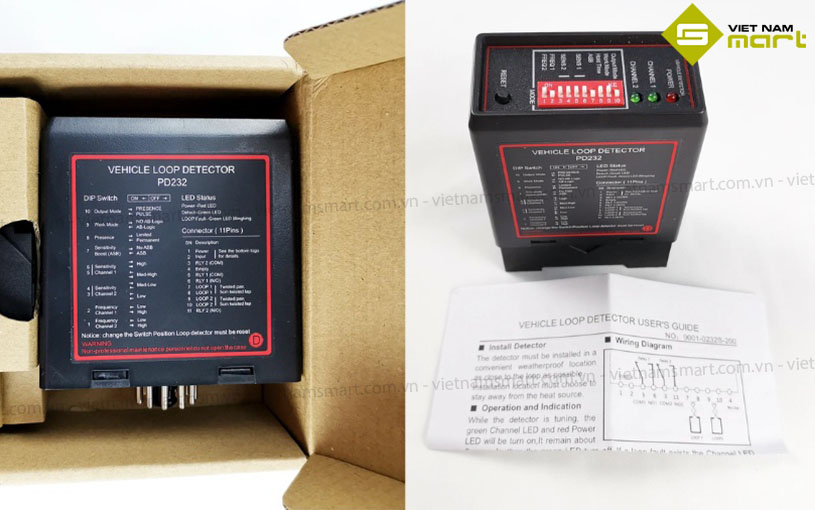 Bộ dò vòng từ đôi PD-232-220V Bisen 4