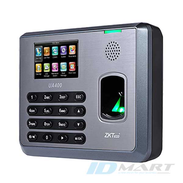Máy chấm công vân tay và thẻ ZKteco UA400 3