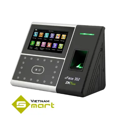 Máy chấm công khuôn mặt và vân tay ZKTeco UFace302