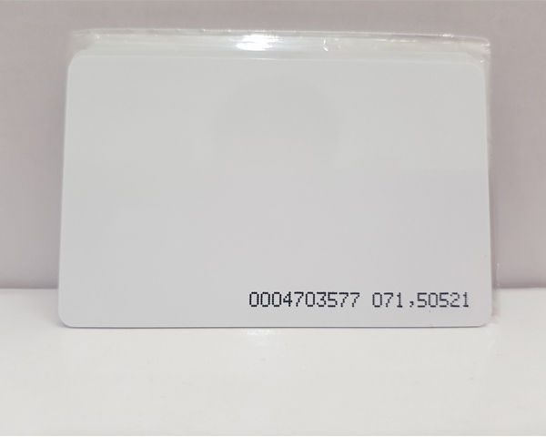 Thẻ Cảm Ứng Proximity 125KHz 0.88mm - Quẹt ra vào cổng, 2 mặt trắng trơn 3