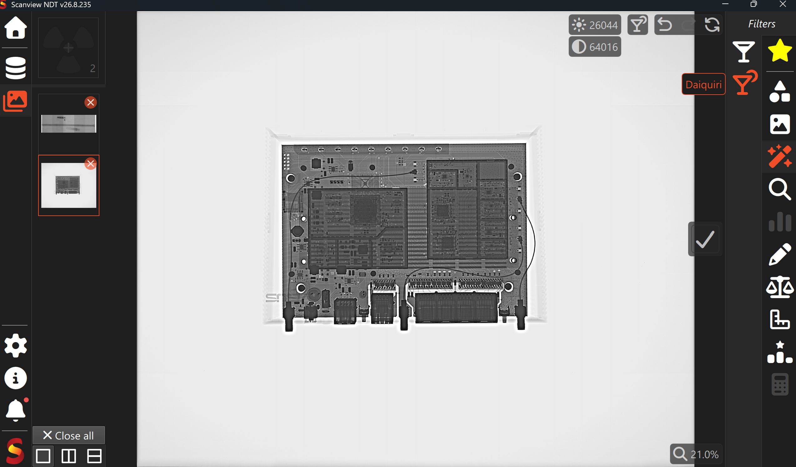 Phần mềm hình ảnh X-quang ScanView NDT 4