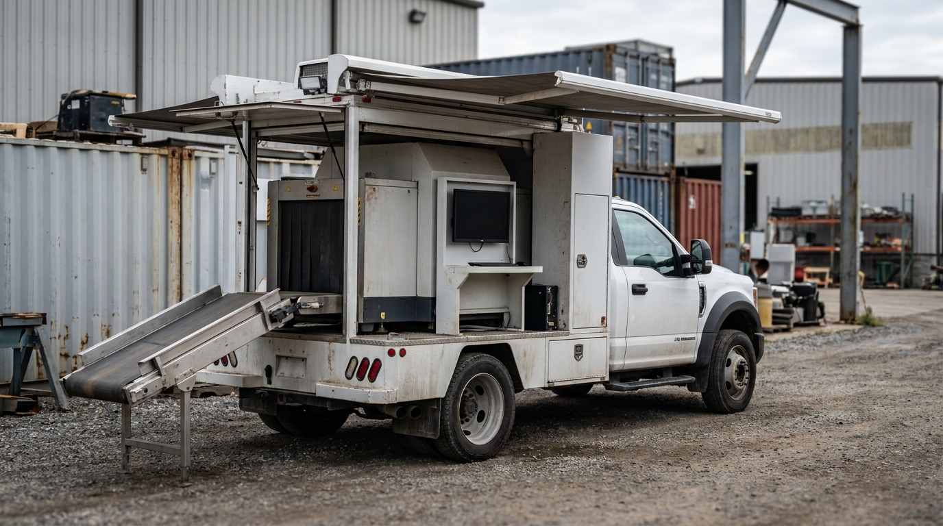 XIS-Truck™ — Hệ thống X-quang kiểm tra di động trên xe tải