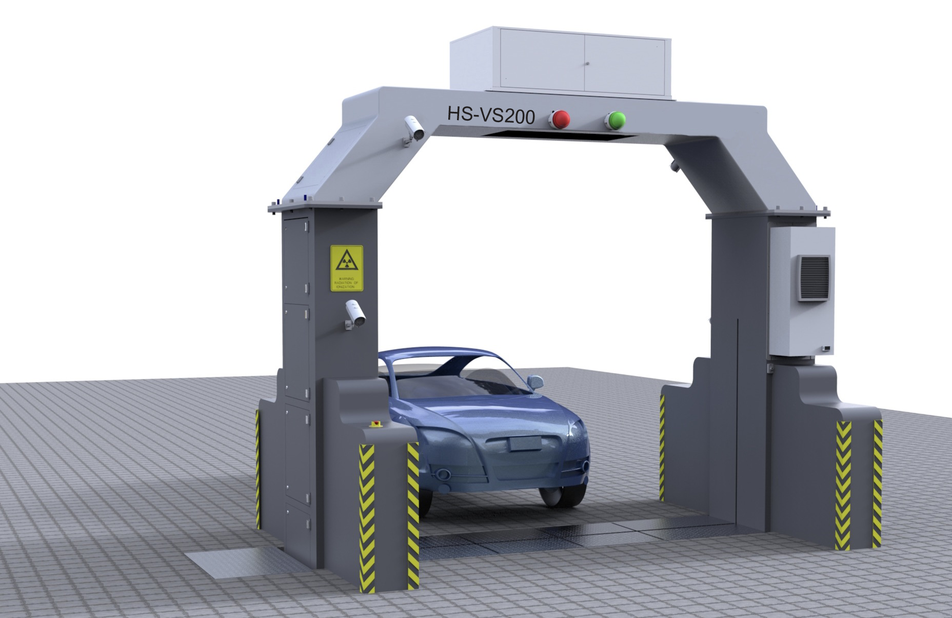 Máy soi X-ray kiểm tra xe Drive-Thru HS-VS200 DV (Dual View)