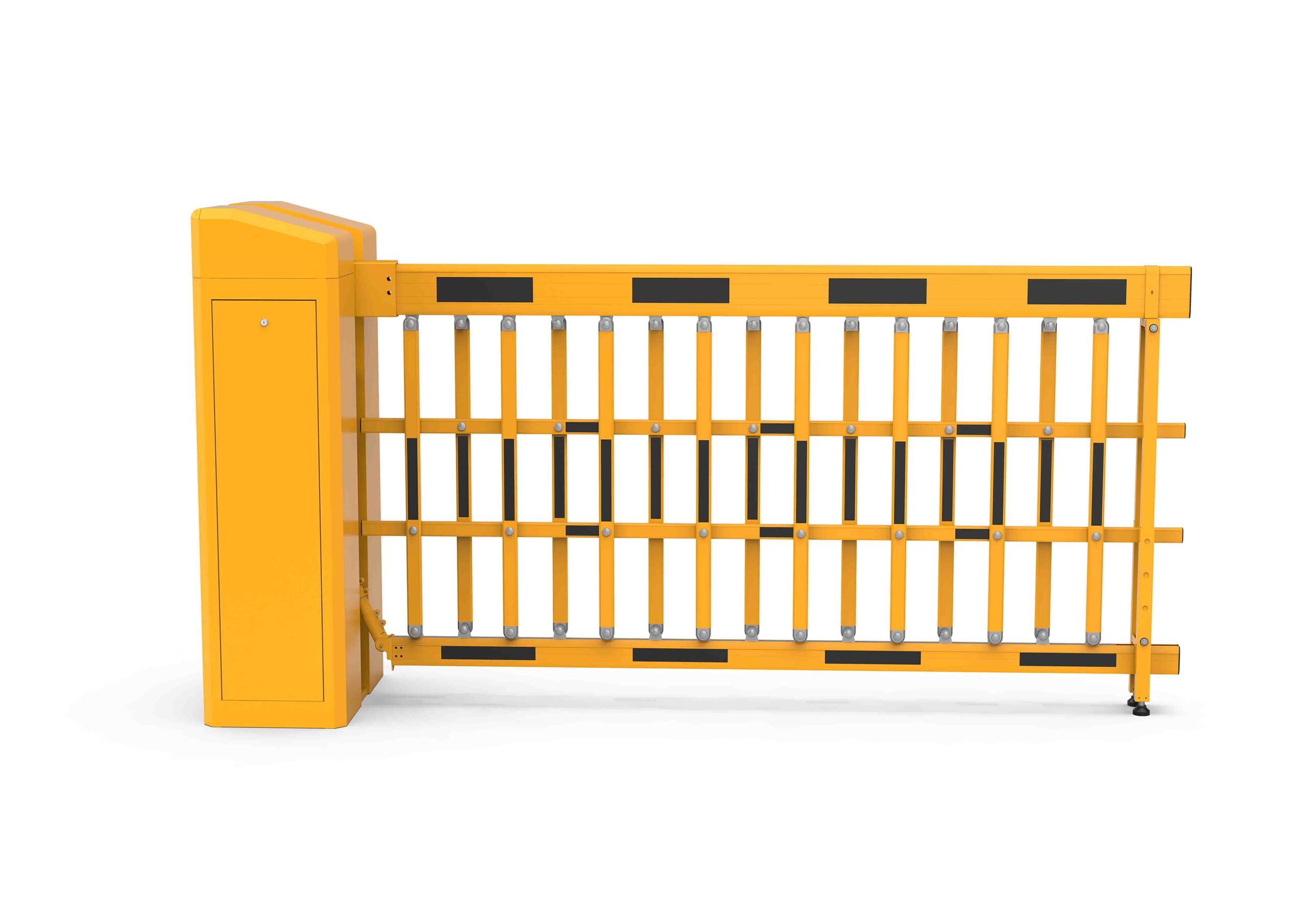 Kapaisi KPS-KJ-9002 — Barrier Xe Hạng Nặng Khung Thép Vàng