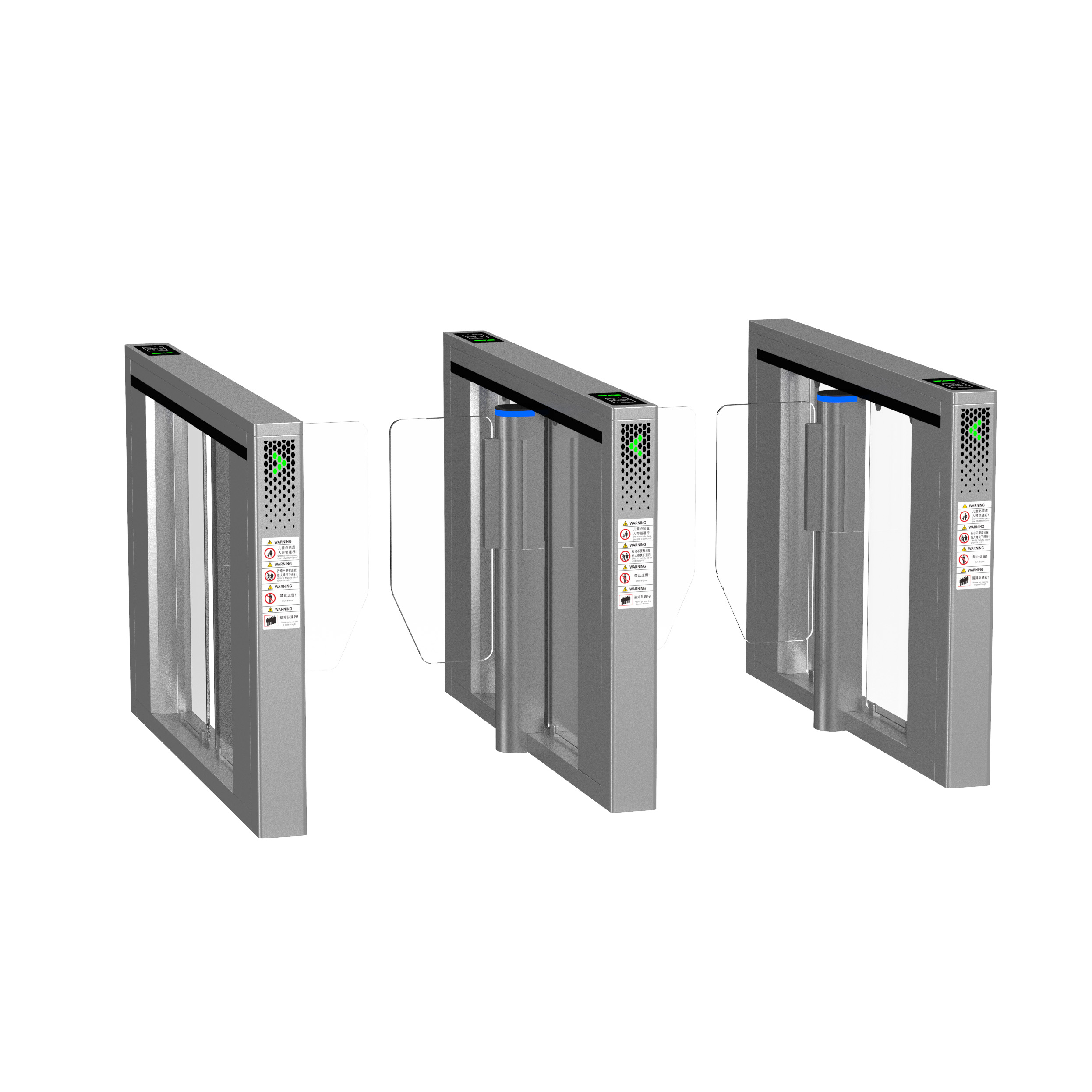 Kapaisi KPS-TD-3801 — Speed Gate Optical Turnstile cao cấp chống tailgating