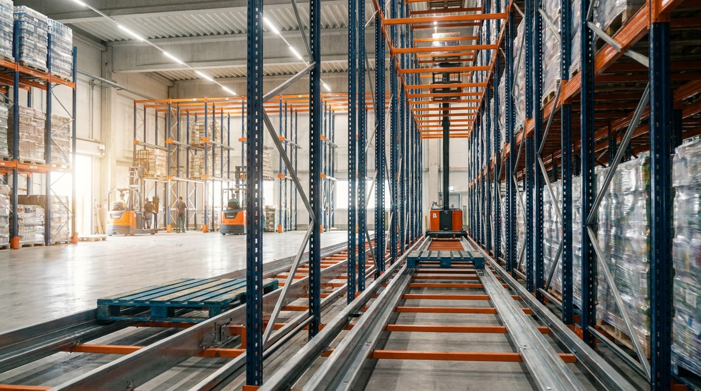 Pallet Shuttle vs Drive-In Rack: Chọn giải pháp nào cho kho FMCG 2026?