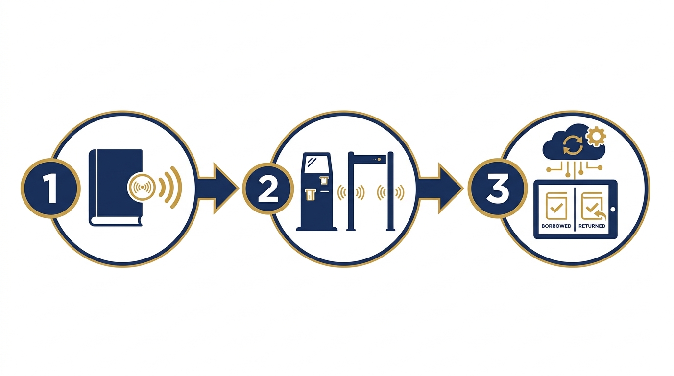 Phần mềm thư viện điện tử tích hợp RFID hoạt động như thế nào?