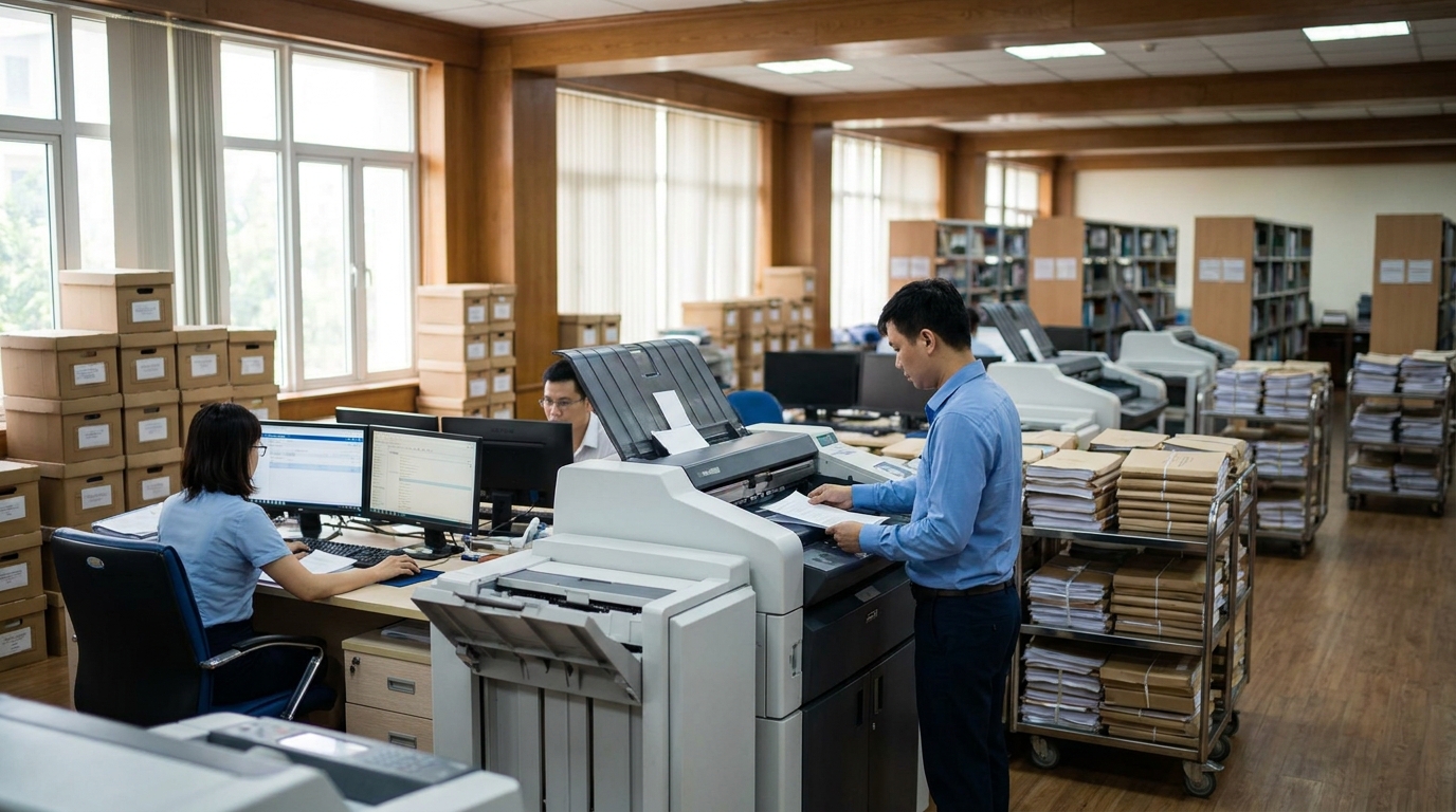 Case study: Ngân hàng số hóa 2 triệu trang tài liệu trong 90 ngày