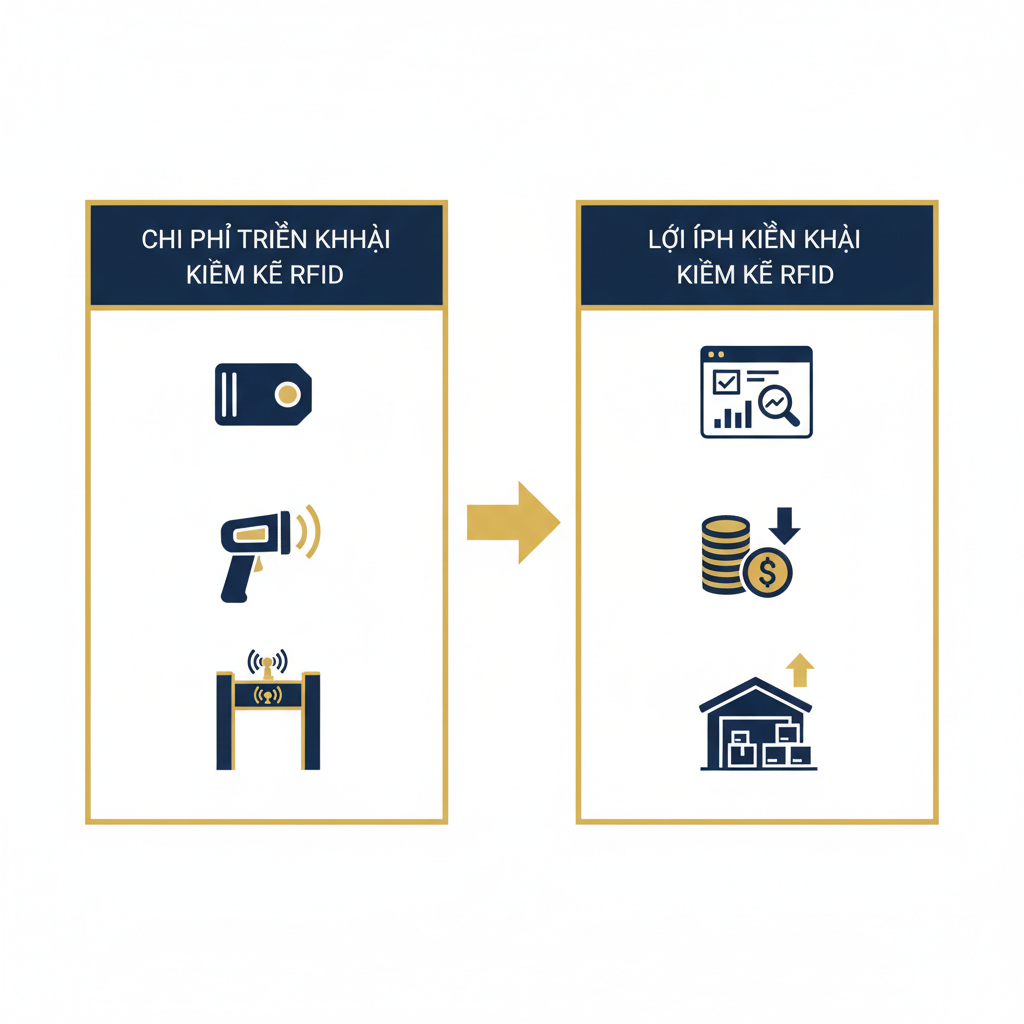 Chi phí triển khai kiểm kê RFID là bao nhiêu?