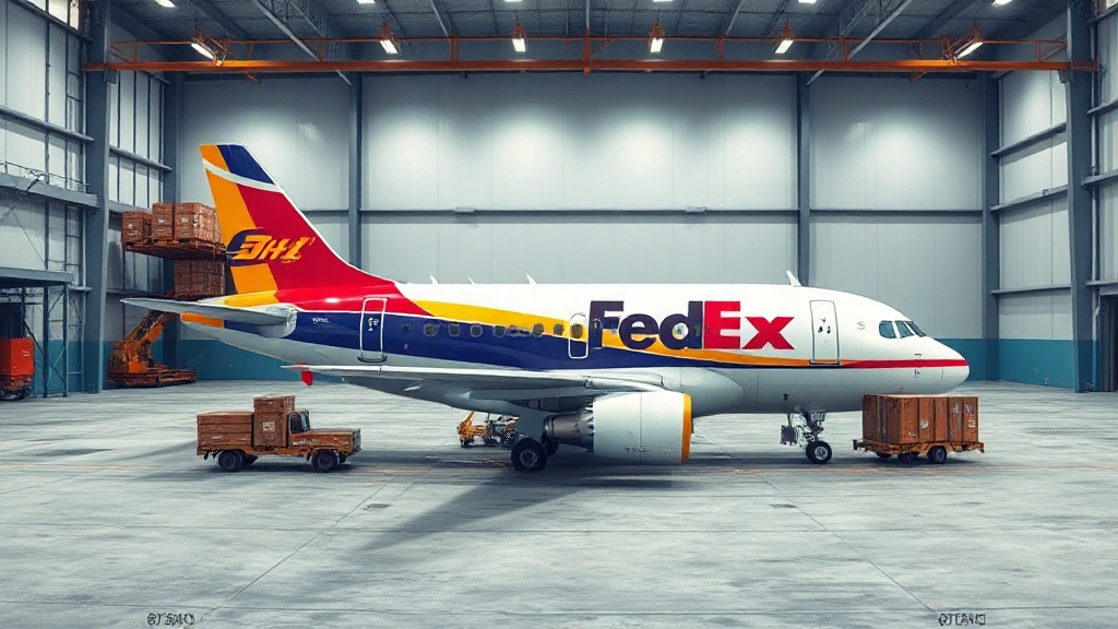 Nhãn shipping quốc tế DHL/UPS/FedEx - Tem vận chuyển hàng hóa xuất nhập khẩu