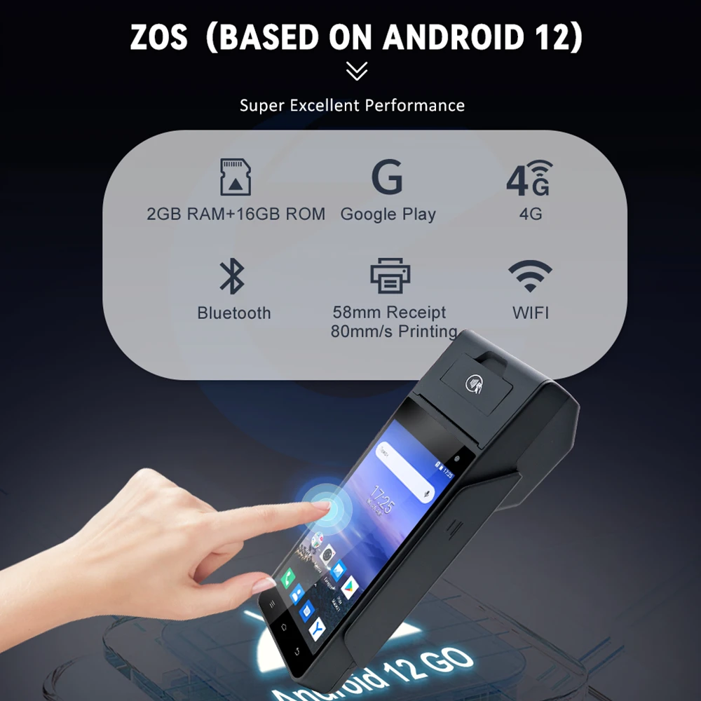 Máy POS thanh toán thông minh Z90 Android 4G — Việt POS 4