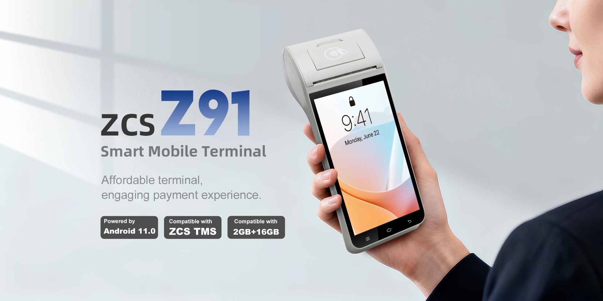 Máy POS di động Android Z91 (ODM) - Thiết bị đầu cuối thông minh — Việt POS