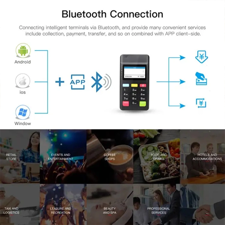Thiết bị đầu cuối MPOS Bluetooth 3 trong 1 ZCS Z70 – Đầu đọc từ tính / IC / NFC — Việt POS 6