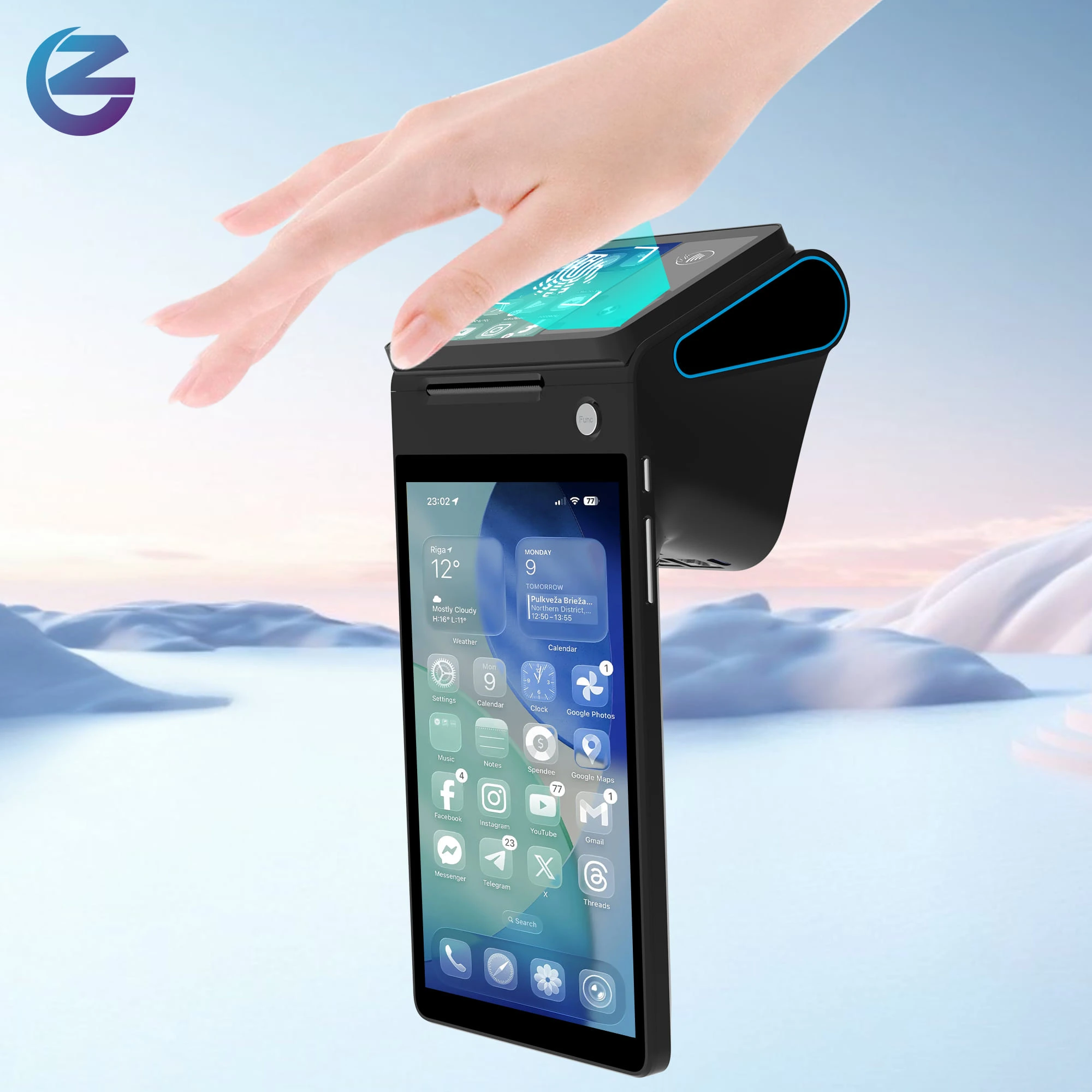 Đầu cuối tĩnh mạch lòng bàn tay Z108 - Thiết bị nhận dạng sinh trắc học 8 inch 6