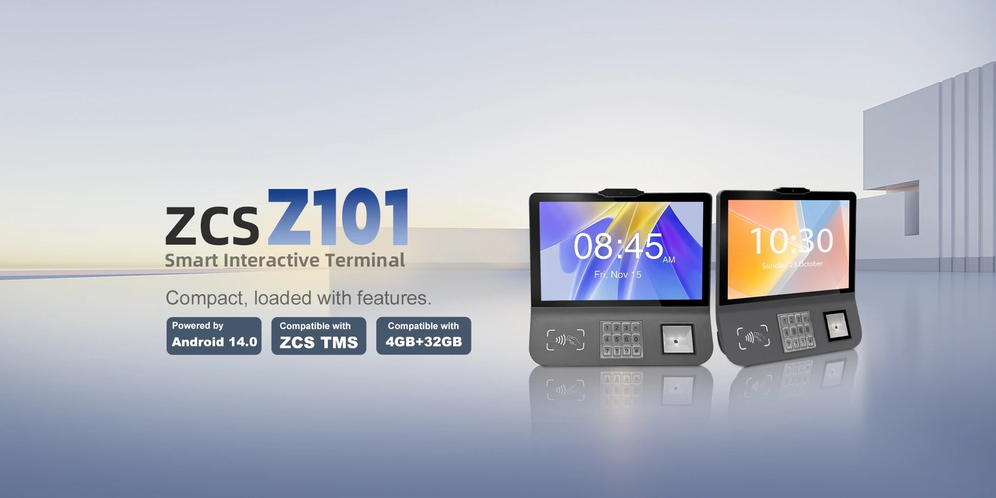 Máy POS để bàn Z101 Android 14 - ZCS — Việt POS