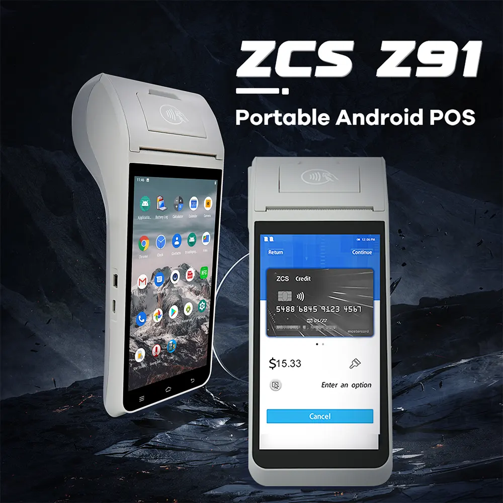 Máy POS di động Android Z91 (ODM) - Thiết bị đầu cuối thông minh — Việt POS 3