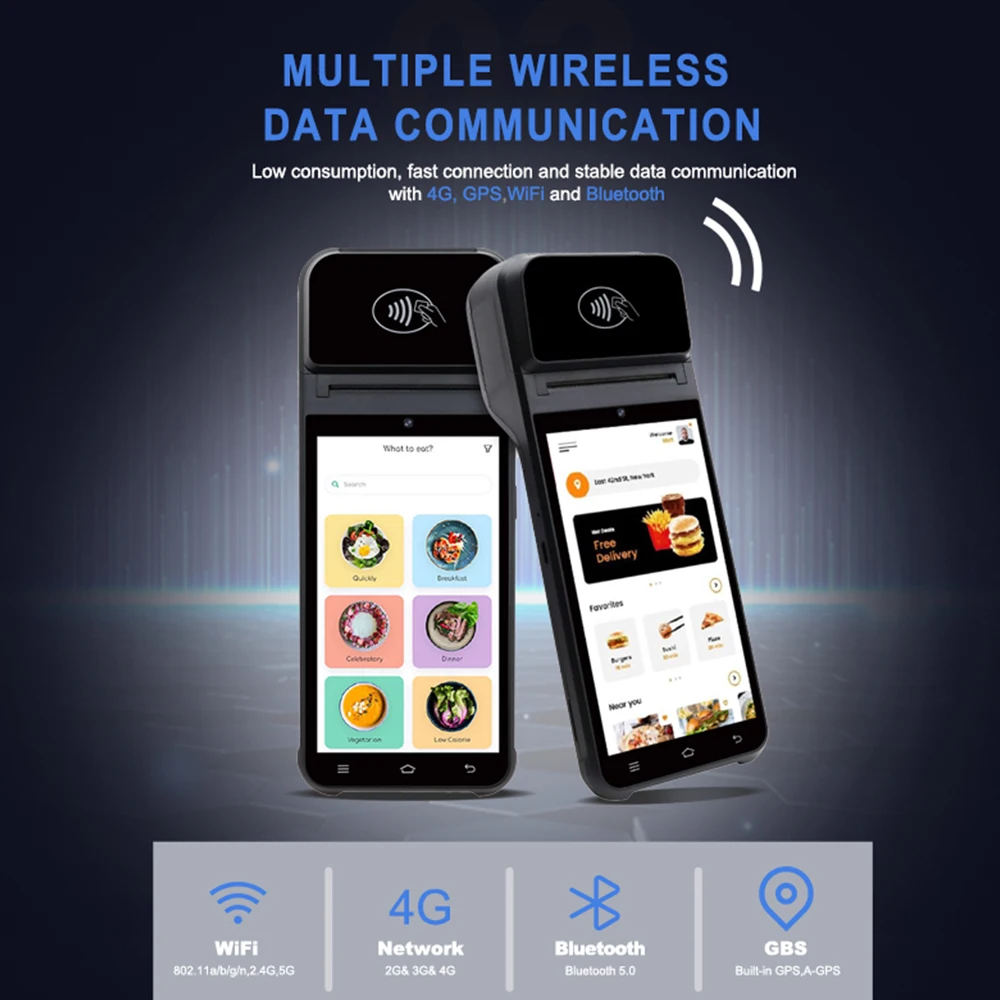 Máy POS thông minh Z92 - Android 13.0, màn hình 5.5 inch, pin 3020 mAh — Việt POS 5