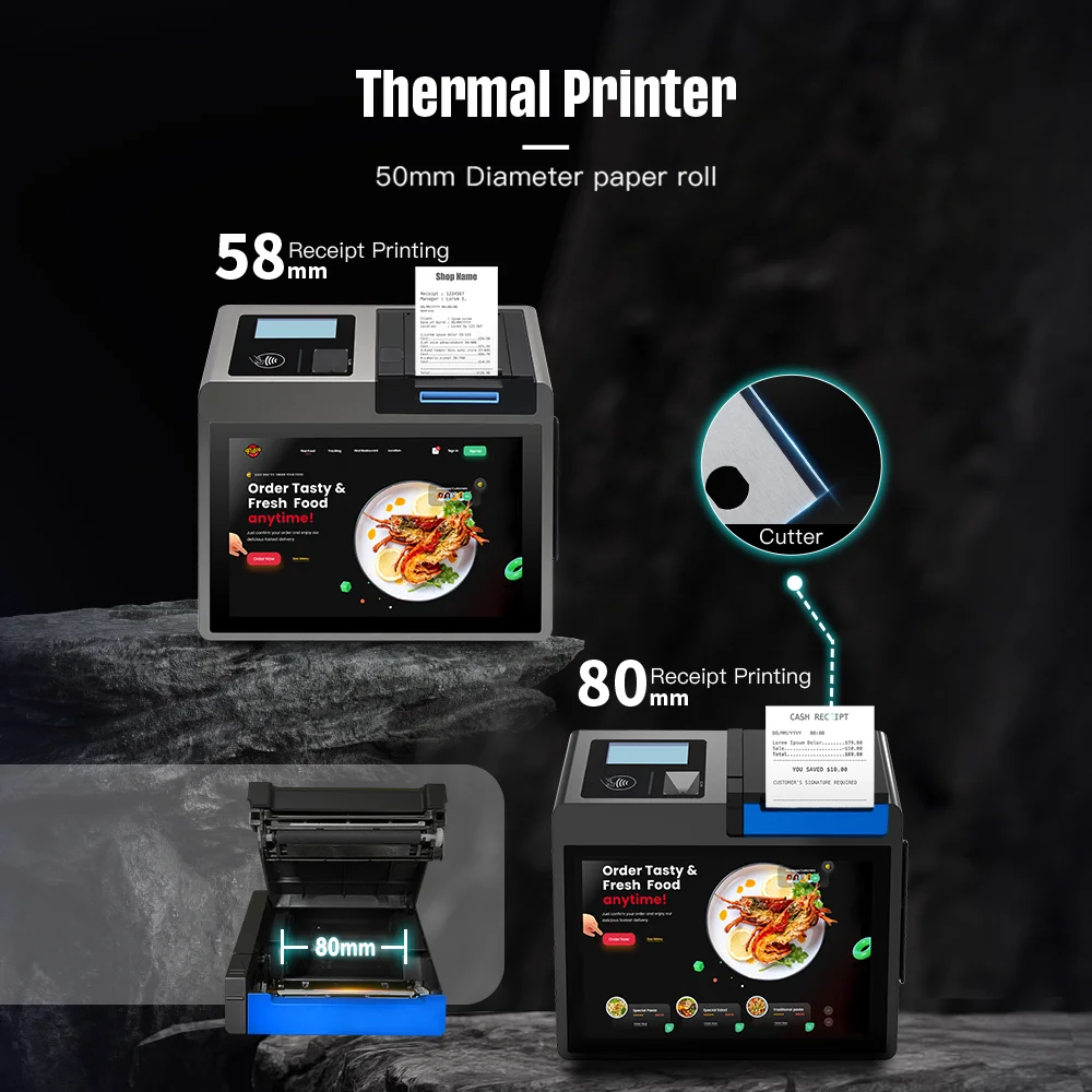 Máy POS để bàn Z100 - Thiết bị đầu cuối thanh toán Android đa năng — Việt POS 5