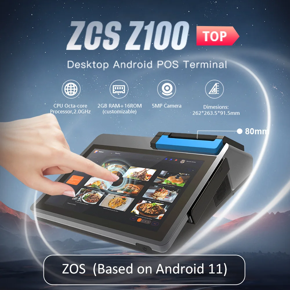 Máy POS để bàn Z100 - Thiết bị đầu cuối thanh toán Android đa năng — Việt POS 3