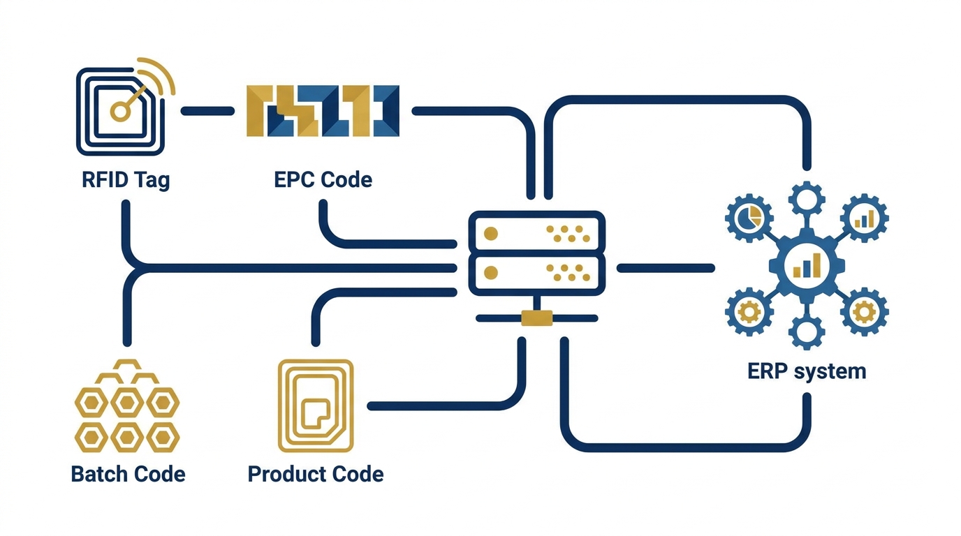 Bước 2: Thiết kế luồng dữ liệu và cấu trúc mã EPC