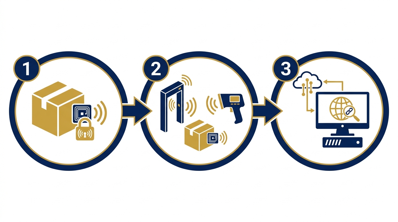 Truy xuất nguồn gốc lô sản xuất bằng RFID UHF hoạt động như thế nào?