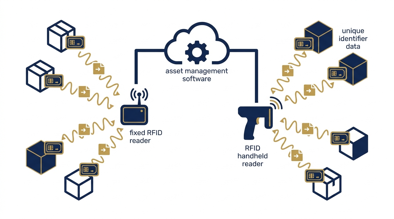 Giải pháp RFID kiểm kê tài sản hoạt động như thế nào?