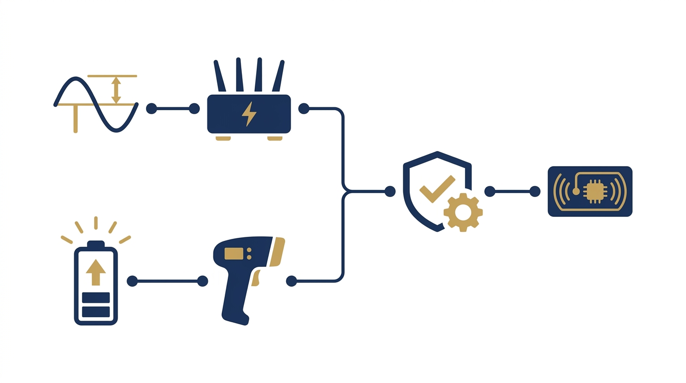 Bảng tóm tắt các thông số kỹ thuật RFID UHF hợp quy