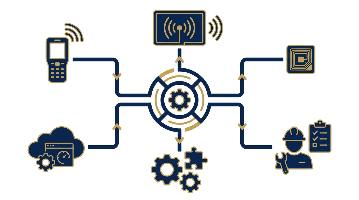 Chi phí đầu tư RFID vật tư bảo trì & phụ tùng MRO 2026 bao gồm những hạng mục nào?