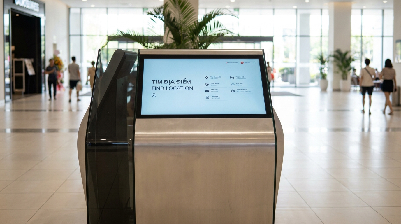 Cấu hình kiosk cảm ứng đa ngôn ngữ: Bí quyết triển khai