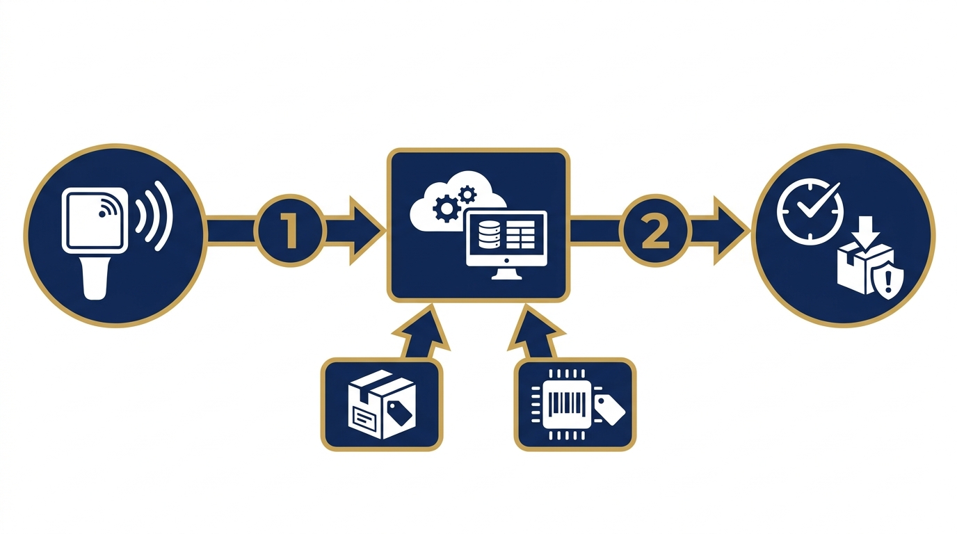 Bước 5: Cấu hình phần mềm quản lý kho tích hợp RFID