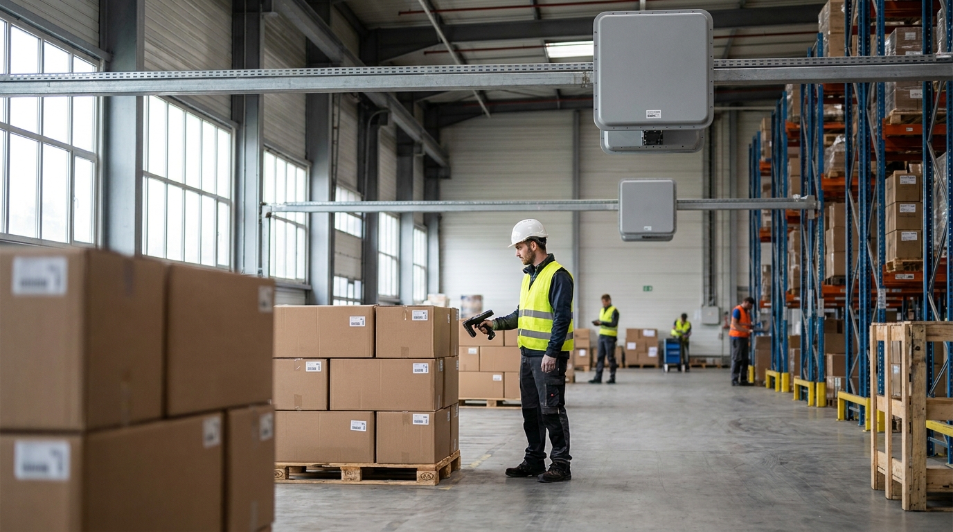 Ứng dụng RFID quản lý kho nguyên vật liệu: Giải pháp kiểm soát FIFO và cấp phát line-side