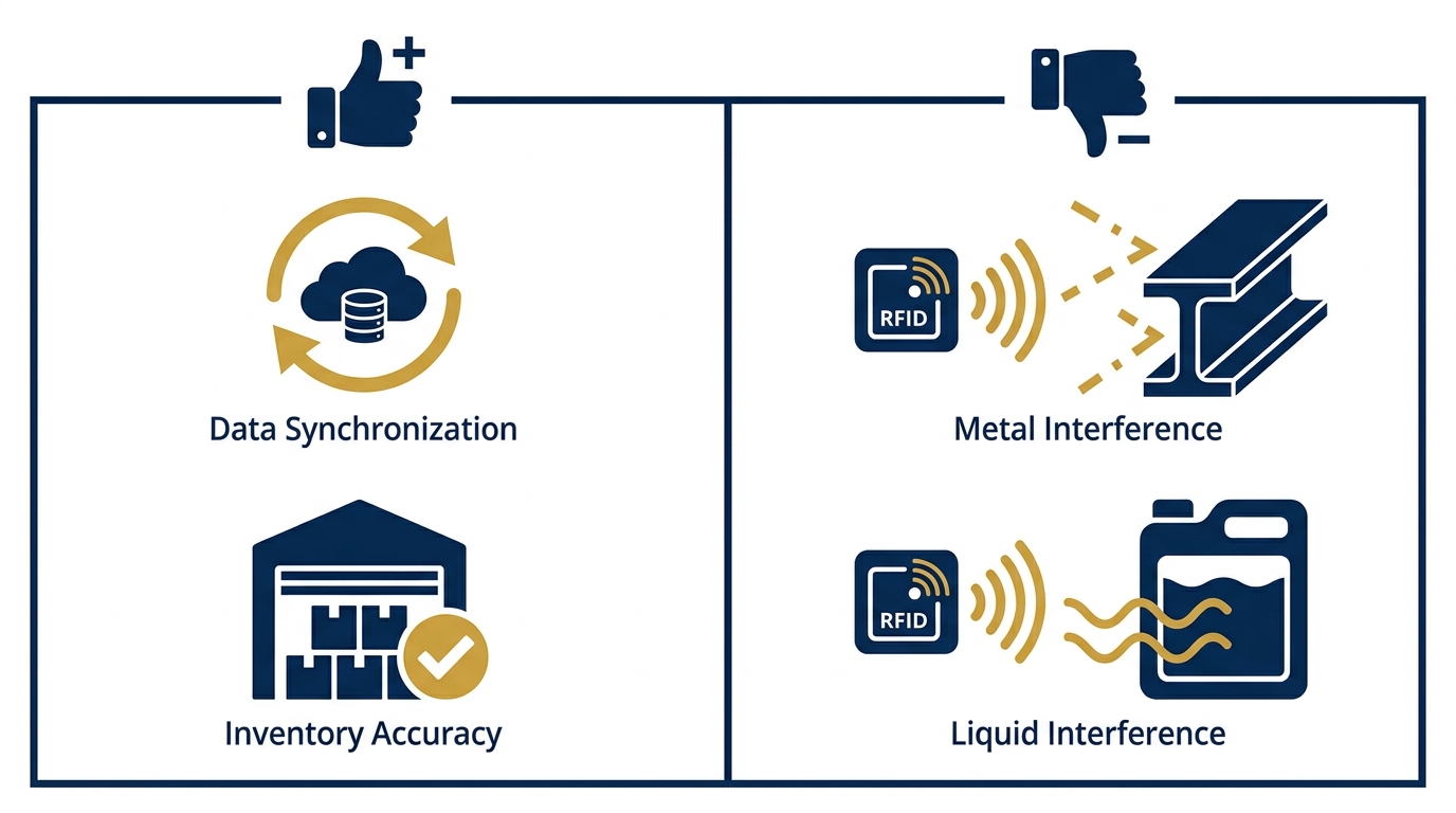 Ưu nhược điểm của hệ thống RFID truy xuất là gì?