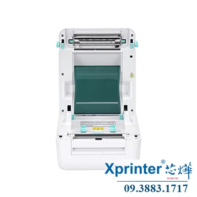 Máy in mã vạch Xprinter XP-450B: tốc độ 152mm/s, khổ in 108mm, in nhiệt trực tiếp 6