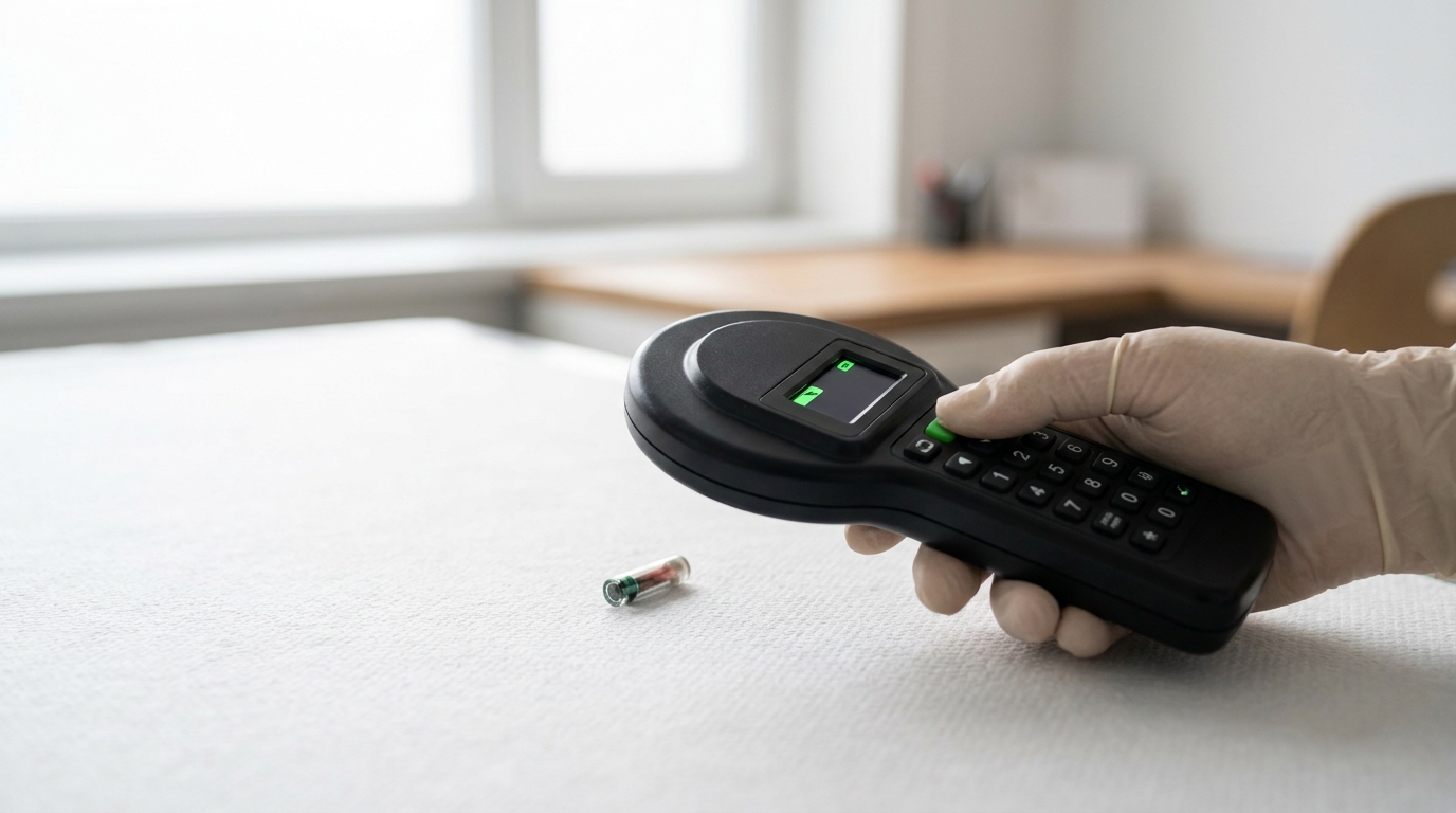 134.2Khz RFID Microchip Reader for Animals (Animal Microchip Reader)