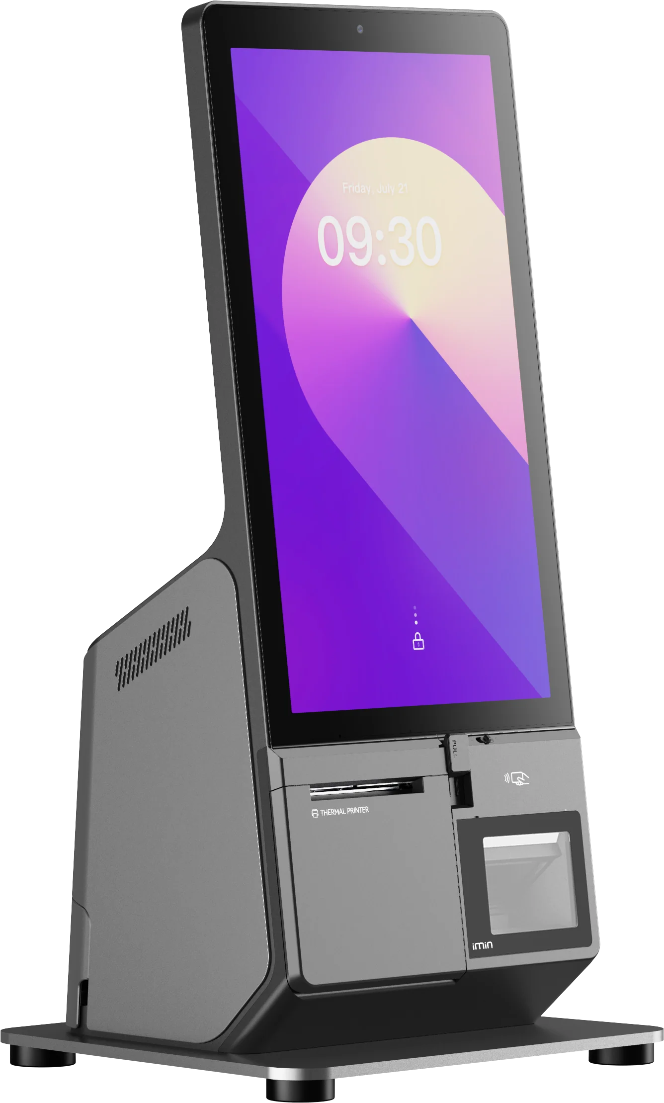 iMin Heron 1 mini self-service kiosk Android 15 15.6-inch Full HD display printer - image 3