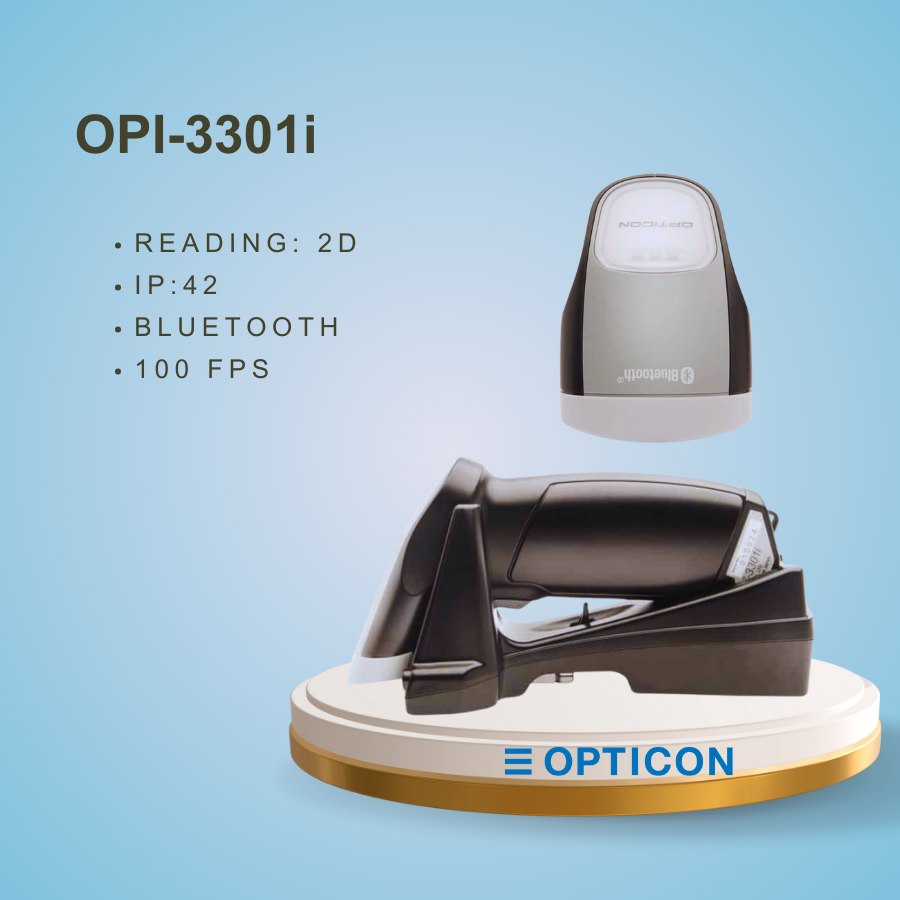 Opticon OPI-3301i Wireless Bluetooth Barcode Scanner